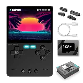 Amazon.co.jp: TRIMUI Brick レトロゲームコンソール 内蔵128G
